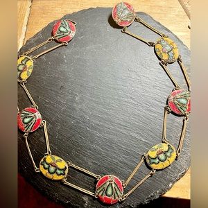 Rare Unusual Vintage Micro-Mosaic Belt 24 inches